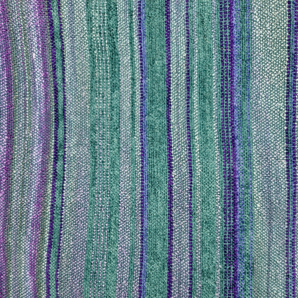 Close up of the Blueberry Wone weave structure and colors