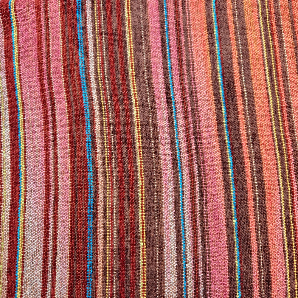 Close up of the Embers Wone weave structure and colors