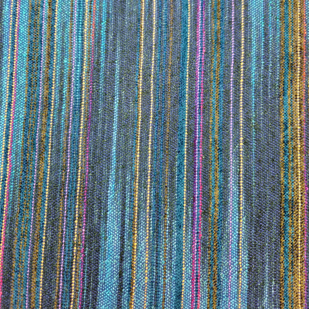 Close up of the Mountain Flowers Wone weave structure and colors