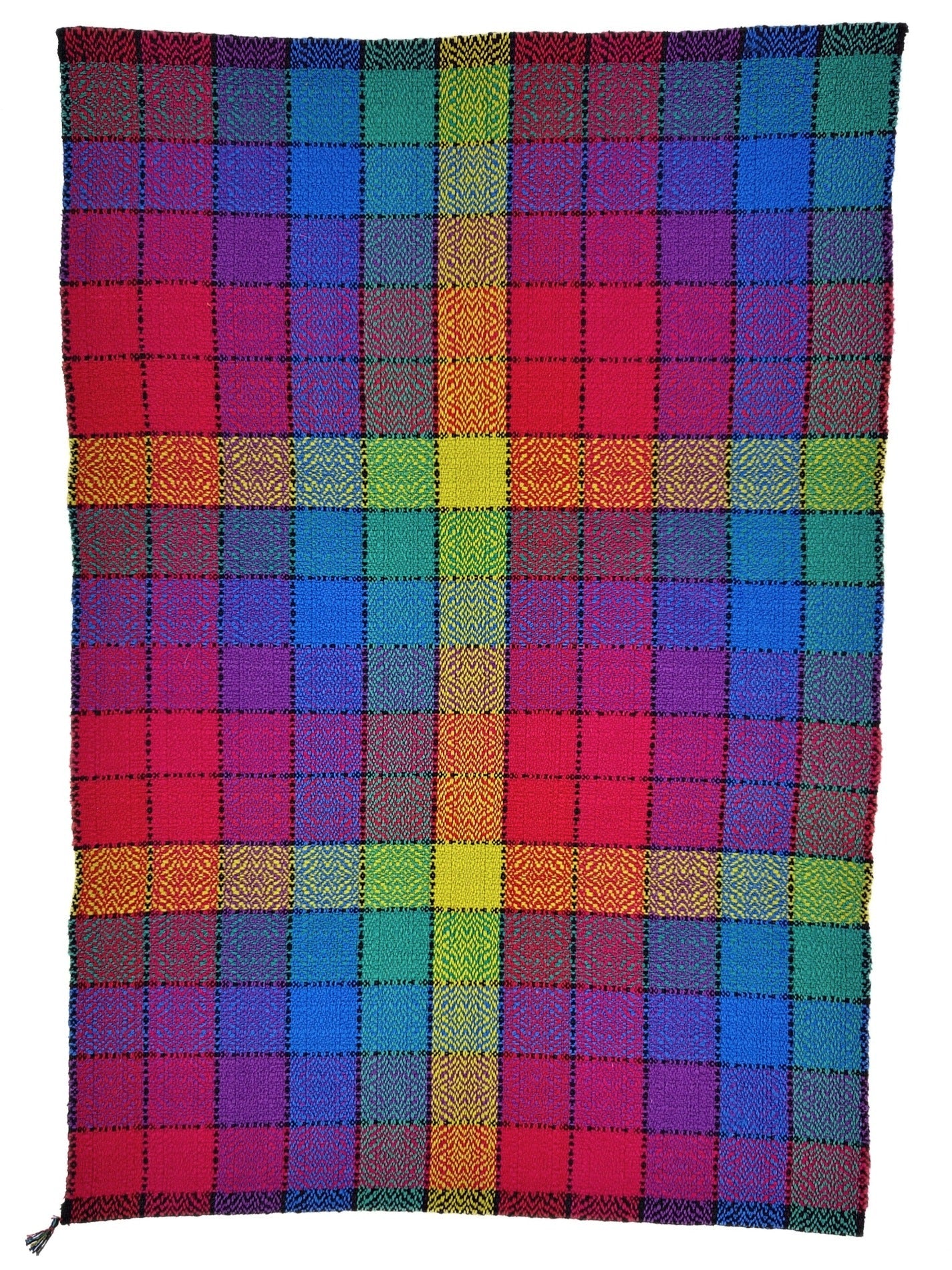 Rainbow squares hand towel