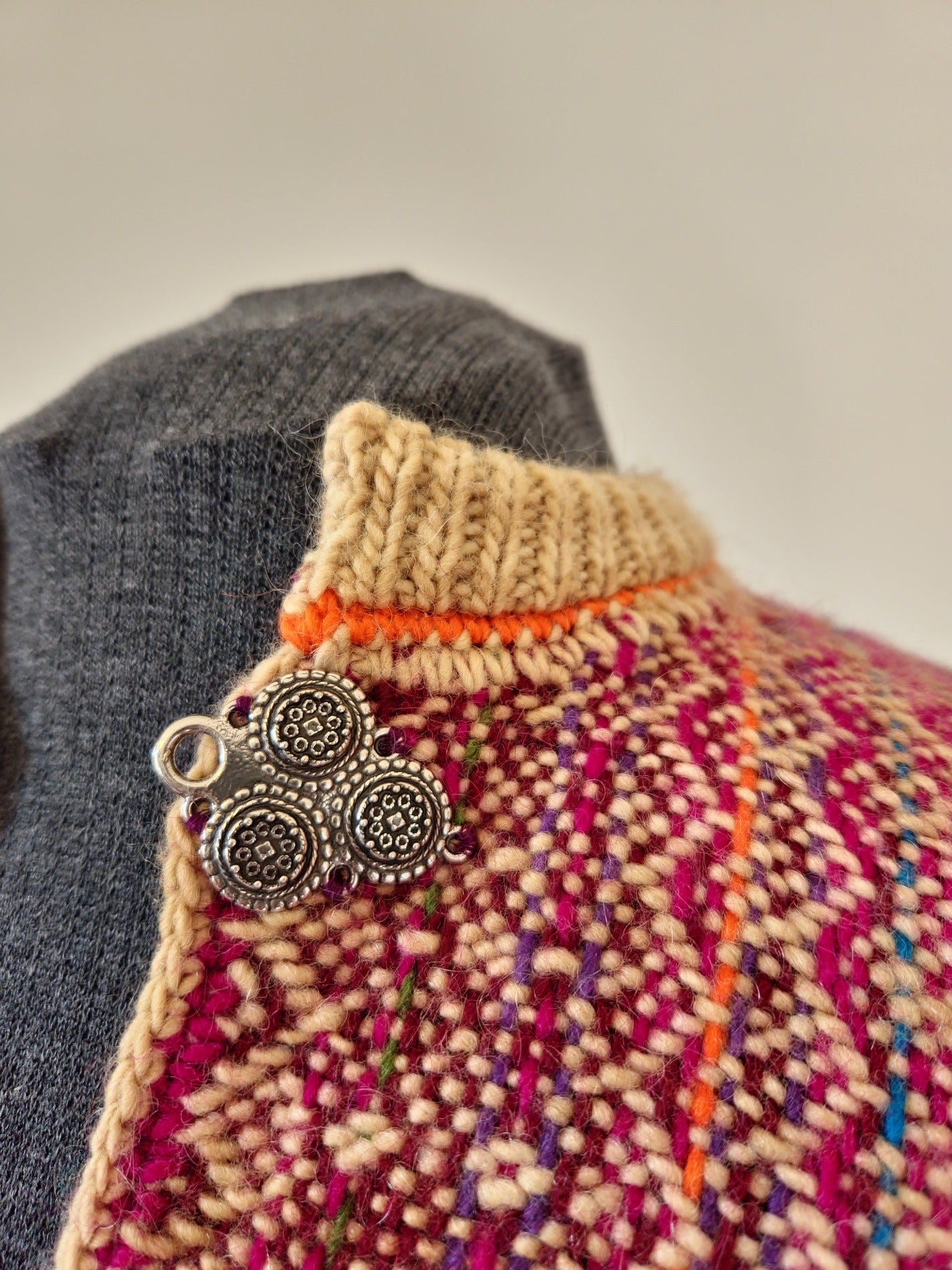 Cloaked in Happiness Cloak collar and upper clasp