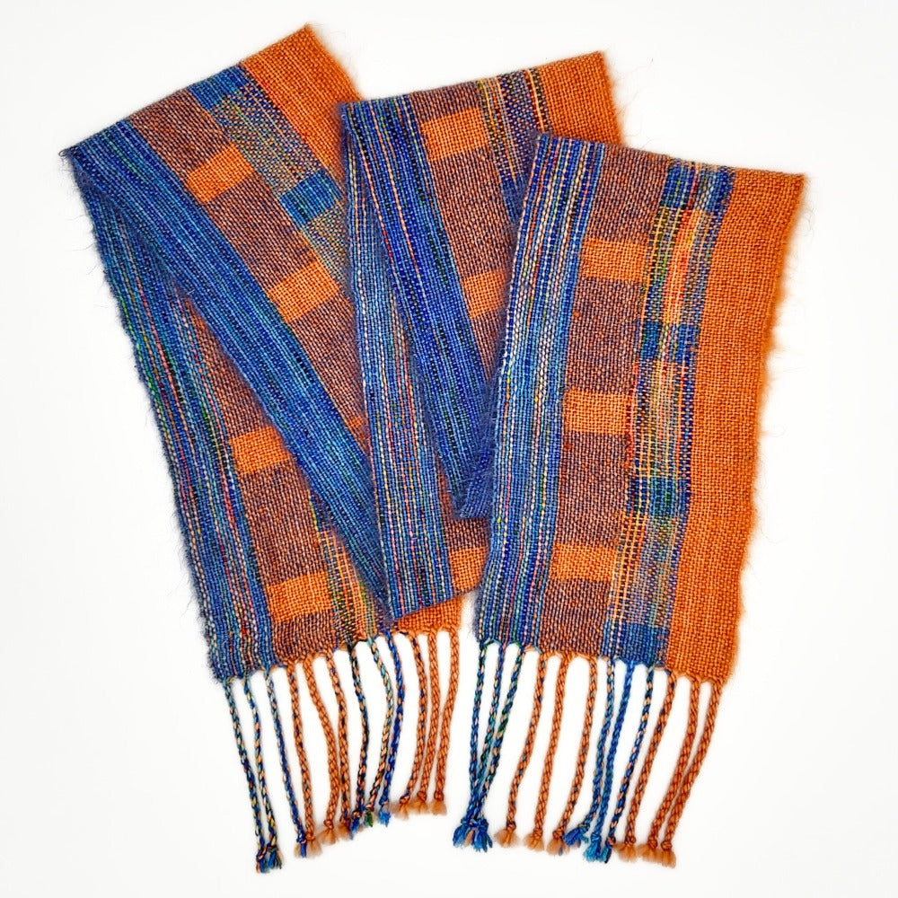 Close up of My Favorite Sunset scarf