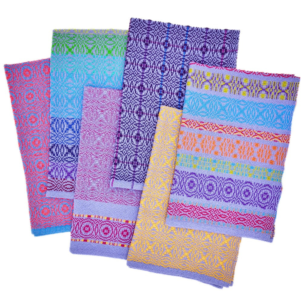 Towels in Overshot Weave Pattern