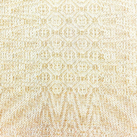 Hemp and Cotton Hand Towels - Tan and White