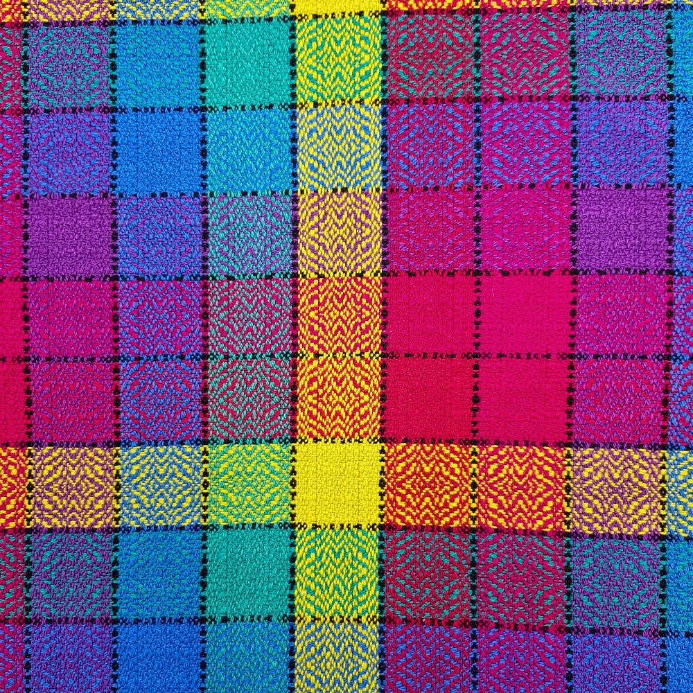 Rainbow squares hand towel