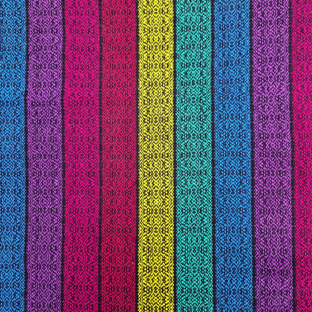 Rainbow stripes hand towel