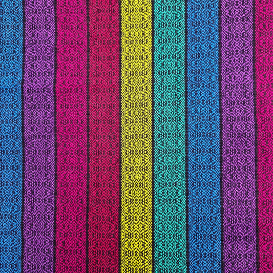 Rainbow stripes hand towel