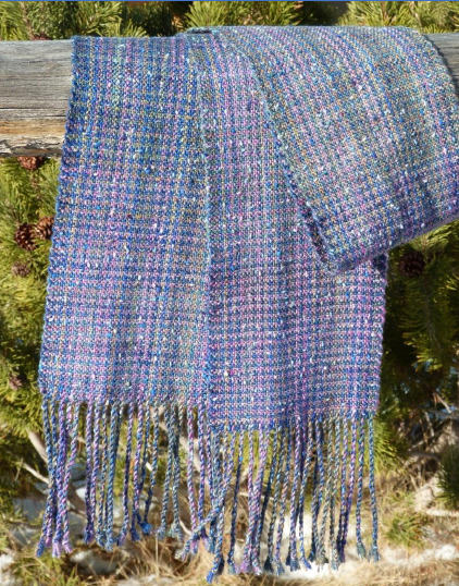 Hound's-Tooth Check Scarf Pattern
